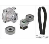 INA 529 0330 31 Water Pump + V-Ribbed Belt Kit