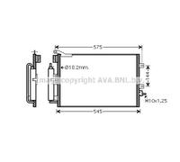 Prasco Condenser RT5395D - Renault Trafic II 2001-2014 / Renault Clio (2006) 1.5 DCI