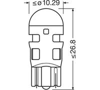 Fits OSRAM 2825DWP-2BL BULB ⭐UK Stock⭐