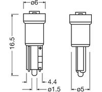 Fits OSRAM OSR2723DWP-2BL LED light bulb LED LEDriving SL (2 pcs) 12V ⭐UK Stock⭐