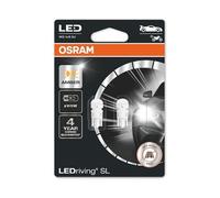 OSRAM LEDriving SL, ≜ W5W, Amber, Double Blister (2 lamps), LED Retrofit, offroad use only, white