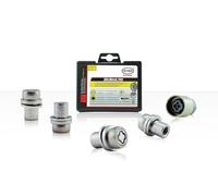Fits Peugeot 108 2014-on Heyner Germany Stil Block PRO Locking Wheel Nuts M12x1.25 Set 4 Locks Thatcham Quality Assured Bolts 766/5