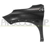 Fits Peugeot 2008 19- Front Wing With Moulding Holes Left Hand 802735791