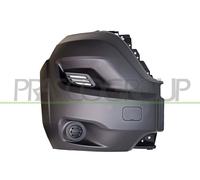 Fits PEUGEOT BOXER 17-24 Front Bumper End Cap Black Right Hand (5613)
