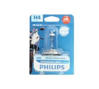 Philips H4 WhiteVision Ultra Halogen Lamp For Motorcycle Parts