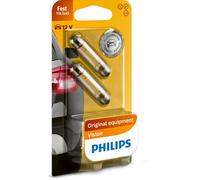 Fits PHILIPS PHI 12866/2B Light bulb C10W Premium (2 pcs) 12V 10W Lig ⭐UK Stock⭐
