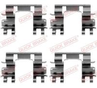 Fits QUICK BRAKE 109-1087 Accessory Kit, disc brake pads