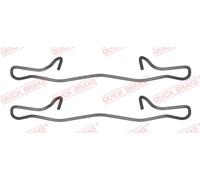FRONT / REAR ACCESSORY KIT DISC BRAKE PAD FITS: FORD C-MAX II 1.6 TI/1.6 ECOB