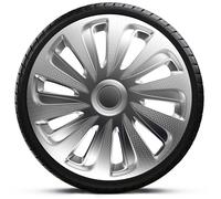 Fits Racing 4 R14424 Wheel Covers R14 CALIBER CARBON ⭐UK Stock⭐