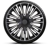 Fits Racing 4 R16538 Wheel covers R16 JEREZ SILVER BLACK ⭐UK Stock⭐