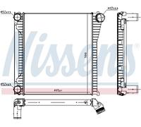 NISSENS 96136 Intercooler