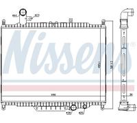 Radiator 64332 Nissens LR015561