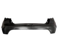 Fits Renault Clio 16>19 Rear Bumper Smooth Black To Be Primed With Cutting Marks