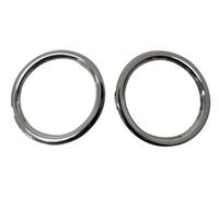 Fits Renault Clio 2012- Fog Lamp Moulding Set Lh Rh