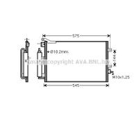 RENAULT CLIO III 2005-2009 HATCHBACK RENAULT CLIO (2006) 2.0 Condenser RT5417D