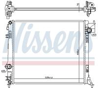 NISSENS 637663 Engine radiator