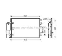 RENAULT KANGOO 2008- 2020 1.9 DCI Condenser RTA5340D
