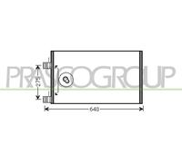 PRASCO ME750C001 Air conditioning condenser