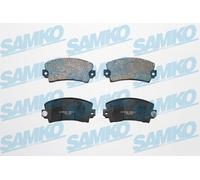 Fits SAMKO 5SP117 Brake Pad Set, Disc Brake