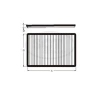 Fits SCT GERMANY SAK 195 cabin filter carbon. MERCEDES ⭐UK Stock⭐