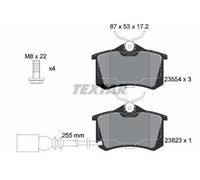 FITS SEAT IBIZA MK III 1.4 16V BRAKE PAD SET, DISC BRAKE 2382301 TEXTAR