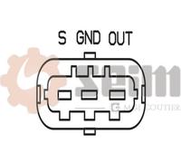 Crankshaft position sensors CP228 SEIM for OPEL HONDA