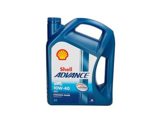 ✅Fits SHELL AX7 10W40 4L 4T engine oil 10W40 ADVANCE AX7 4l 4T, API ⭐UK Seller⭐