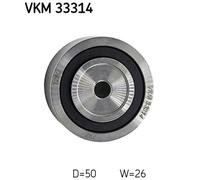 Fits SKF VKM 33314 Deflection/Guide Pulley, V-ribbed belt VKM 33314 Multi V-bel