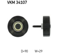 Fits SKF VKM 34107 Deflection/Guide Pulley,