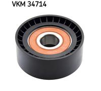SKF VKM 34714 V-Ribbed Belt Deflection Guide Pulley Right 26mm Width Fits Ford