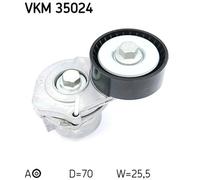 SKF Tensioner Pulley for Vauxhall Astra CDTi 130 1.7 September 2011 to May 2014