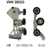 SKF Tensioner Pulley for Mercedes Benz A160 1.6 Litre April 2001 to March 2005