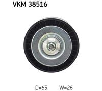 SKF VKM 38516 Deflection / guide pulley, V-ribbed belt