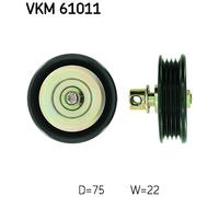 Fits SKF VKM 61011 Deflection/Guide Pulley, V-ribbed belt DE stock