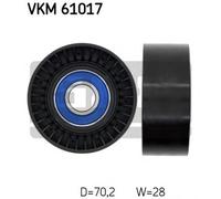 SKF Deflection/Guide Pulley VKM 61017 for V-ribbed Belt