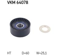 SKF Tensioner Pulley VKM 64078
