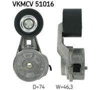 Fits SKF VKMCV 51016 Tensioner Pulley, V-ribbed belt VKMCV 51016 Multi-V belt t