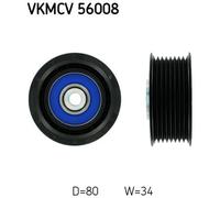 2x ✅Fits SKF VKMCV 56008 Deflection/Guide Pulley, V-ribbed belt VKMC ⭐UK Seller⭐