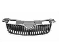 Fits Skoda Fabia 07-10 Front Grille Black/chrome (6363)