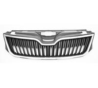 Fits Skoda Rapid 12-16 Radiator Grille Black With Chrome Frame (11519)