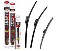 Fits Skoda Yeti Models 2009 To 2022 Heyner Germany Premium Super Flat Windscreen Wiper Blades 24"19"10" Front and Rear Replacement Set HSF2419TL11HRF