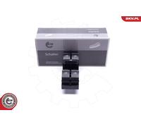 Window lift switch Left Front chrome 37SKV171 ESEN SKV for VW PASSAT B7