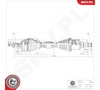 ESEN SKV 40SKV209 Drive shaft