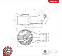 ESEN SKV 75SKV084 Engine mount