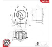 ESEN SKV 75SKV208 Engine mount