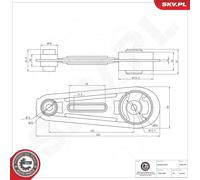 ESEN SKV 75SKV236 Engine mount