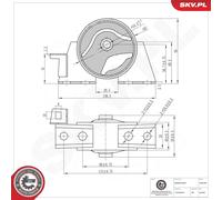 ESEN SKV 75SKV265 Engine mount
