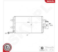 ESEN SKV 86SKV018 Air conditioning condenser