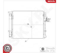 ESEN SKV 86SKV374 Air conditioning condenser