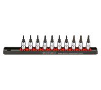 Fits SONIC 101005 Sockets set 1/4" 101005 Bit sockets set 10 pcs, socket / driv